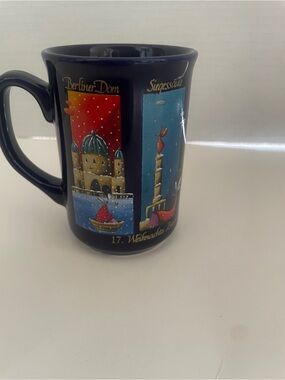 Berliner Dom Navy Ceramic Holiday Mug